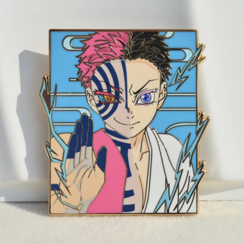 Embroidery Reddit - Broche en émail Demon Slayer Kimetsu