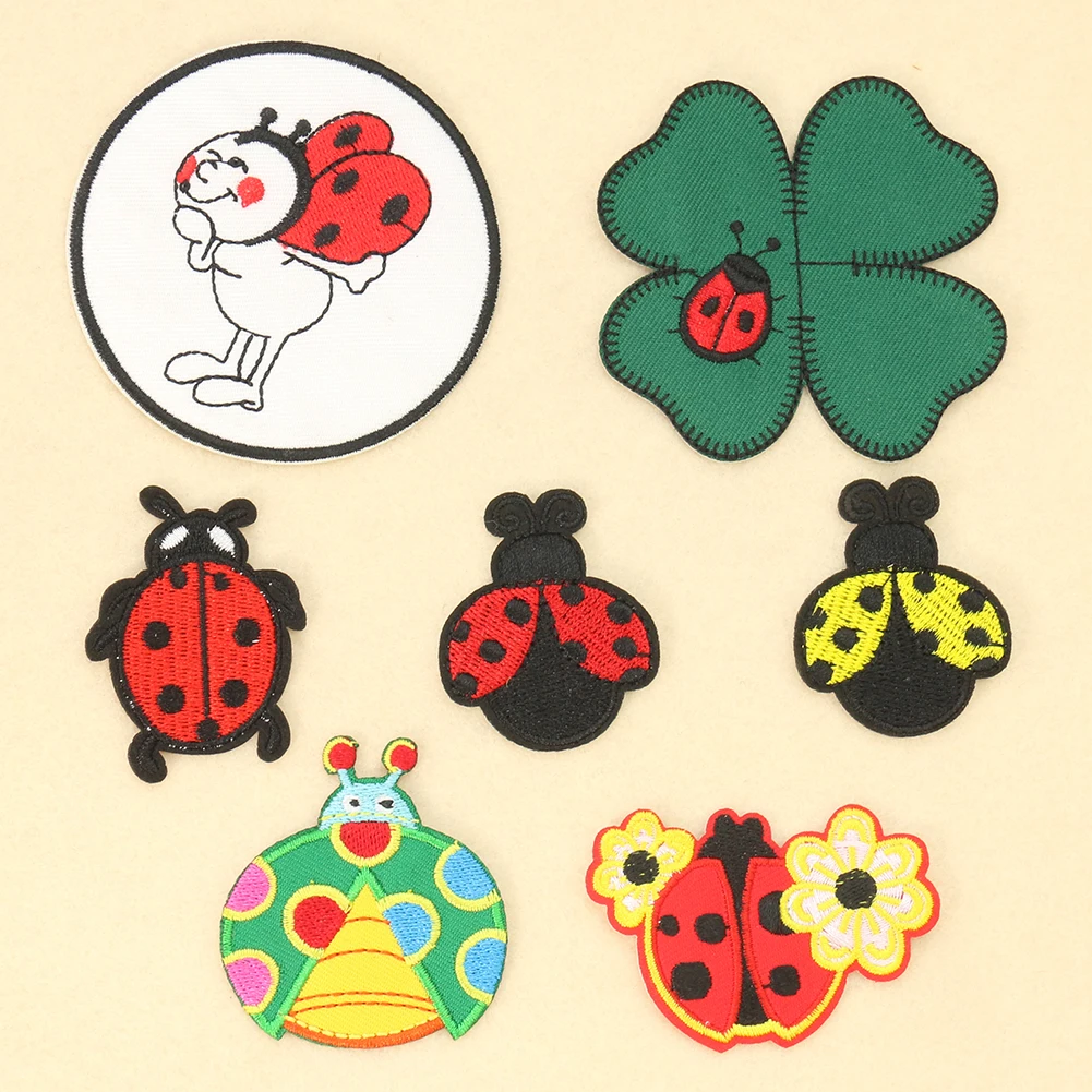 Embroidery Lady Bug - Décalcomanies de vêtements de broderie de
