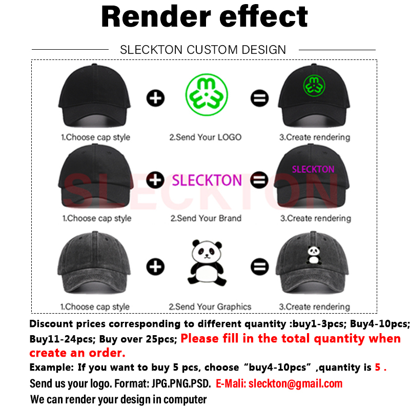SLECKTON Casquette de baseball - Embroidery Design Logo avis et prix