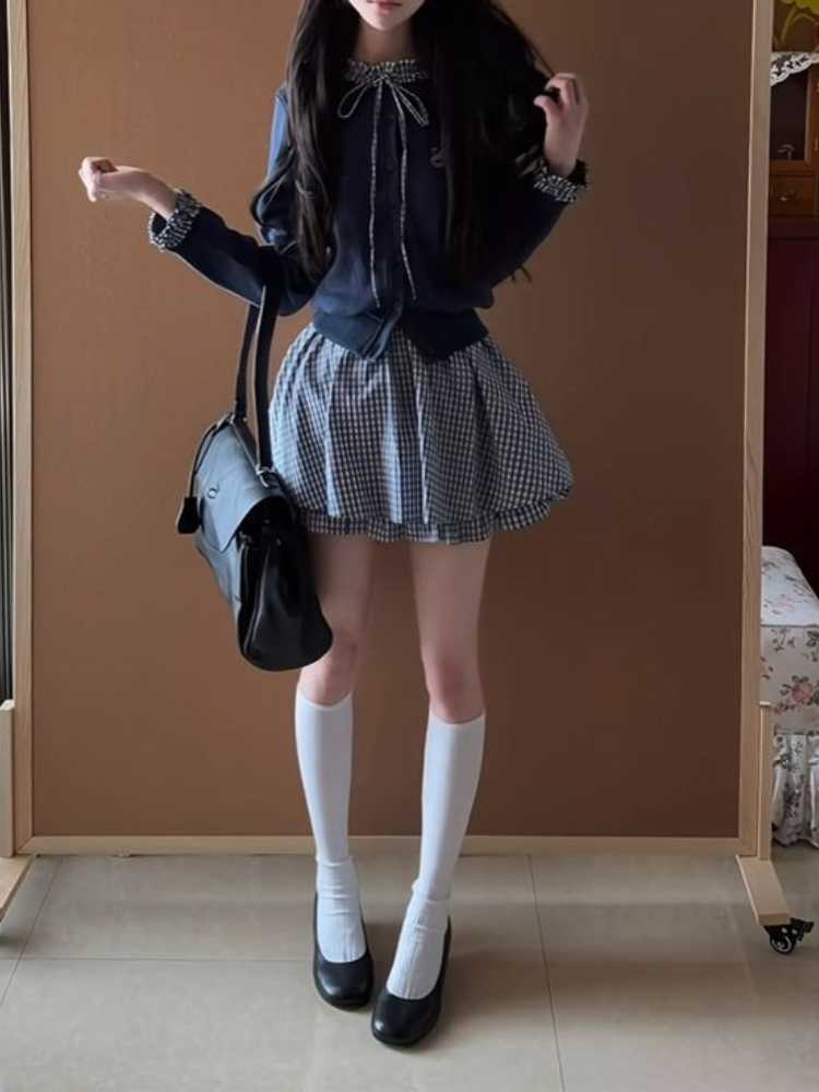 Ensemble 2 pièces japonais pre - Embroidery Cotton Shirt avis et prix