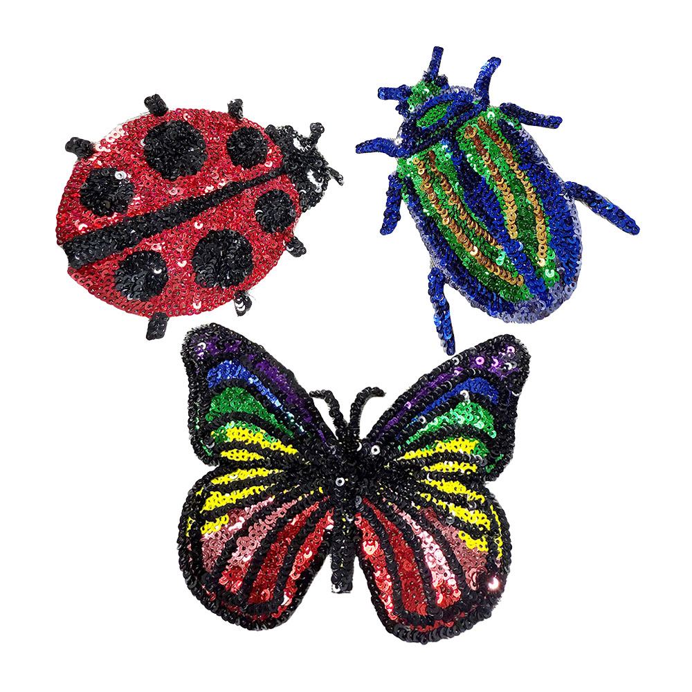 Patch brodé à paillettes cocci - Embroidery Lady Bug avis et prix