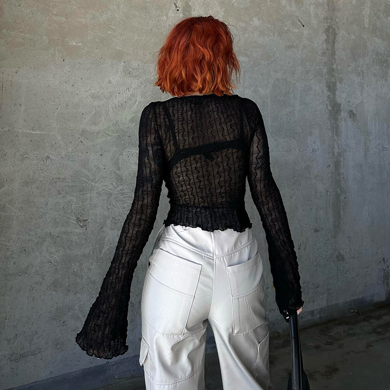 Goth Dark-Chemisiers sexy à la - Embroidery Online avis et prix