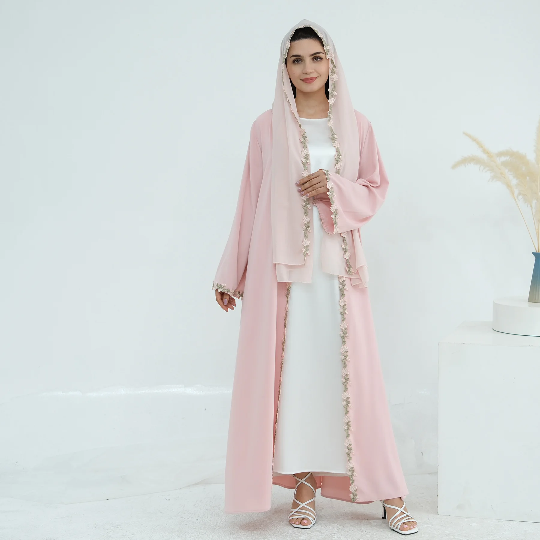 Nouvelle Robe Abaya Musulmane  - Embroidery Kebaya avis et prix