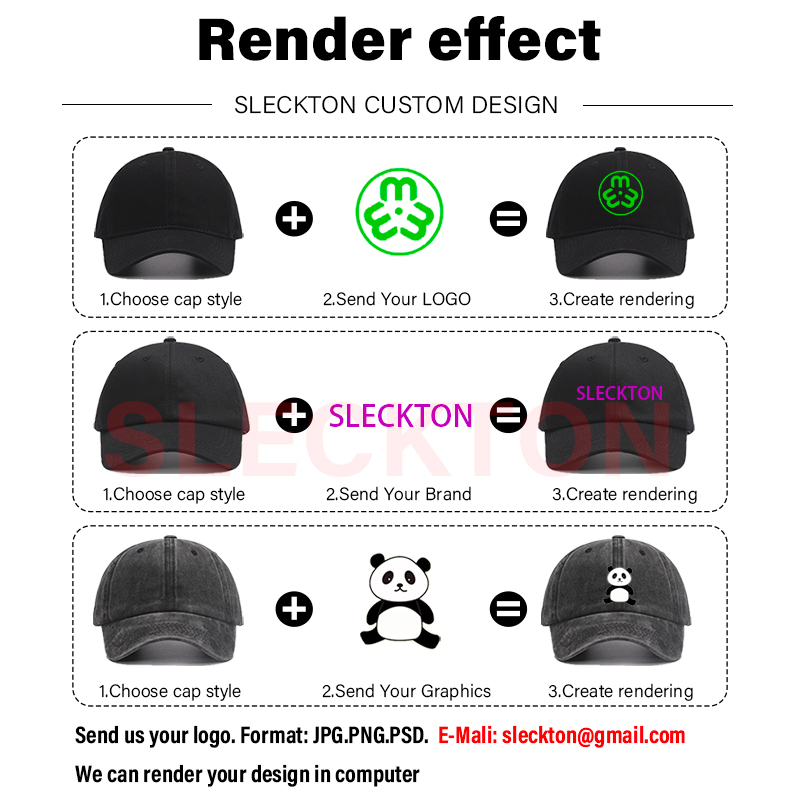 SLECKTON Logo Casquette de bas - Embroidery Design Logo avis et prix