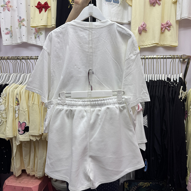 T-shirt d'été à fleurs colorée - Embroidery Cotton Shirt avis et prix