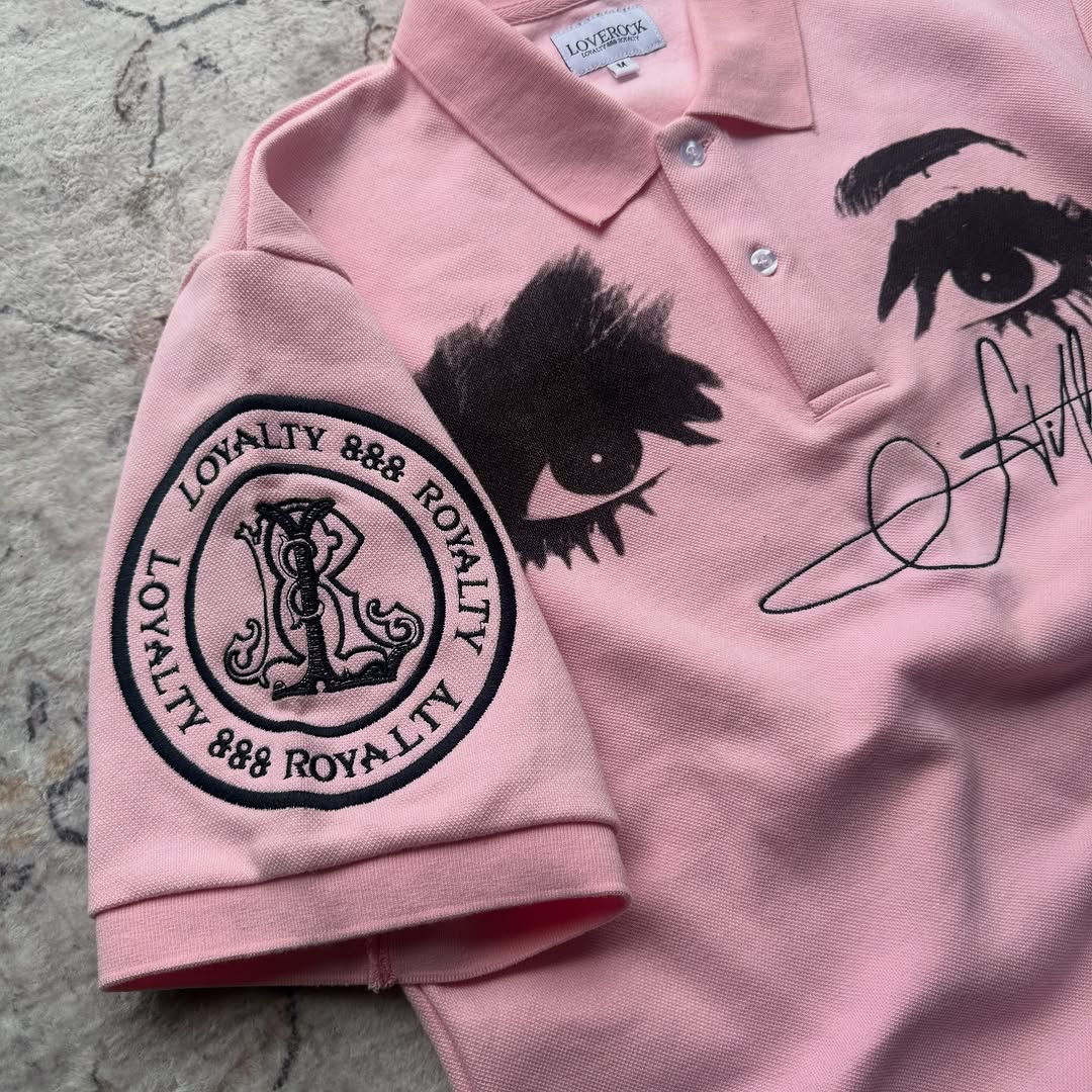 Polo de style rétro américain, - Embroidery Design Logo avis et prix