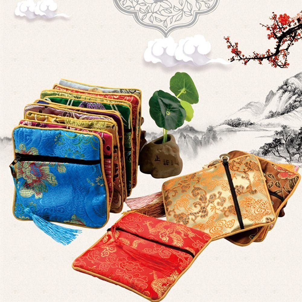 Organisateur de bijoux en tiss - Embroidery Bag avis et prix